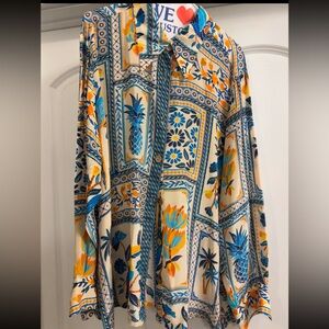 FARM RIO BY ANTHRO BUTTON UP - SIZE XL